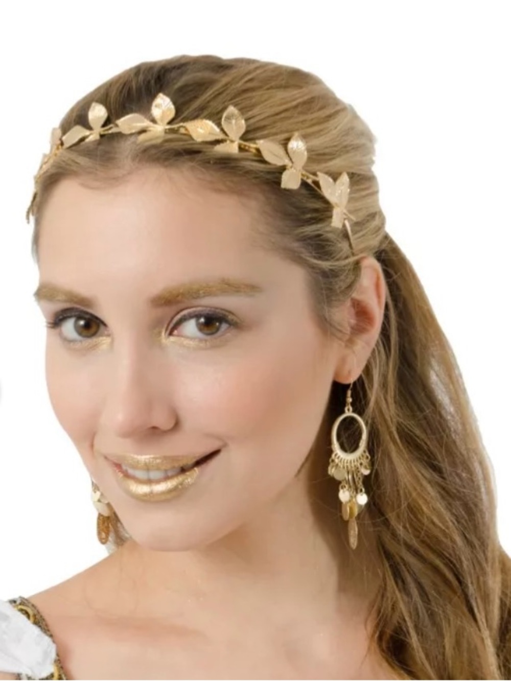 Spirit Metal Leaf Crown - Gold Headband